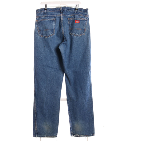 Dickies 90's Denim Relaxed Fit Straight Leg Jeans 38 x 34 Blue