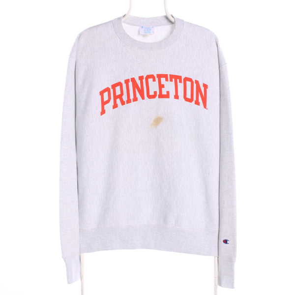 Champion 90's Princeton Reverse Weave Sweatshirt Large Grey