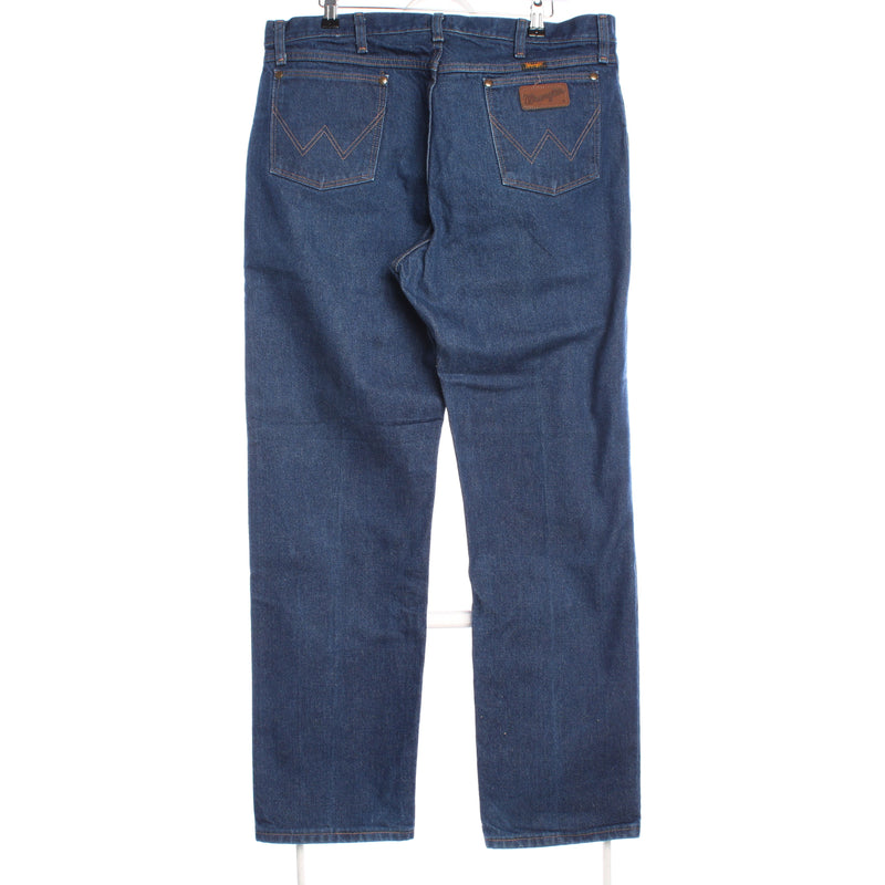 Wrangler 90's Denim Straight Leg Jeans 37x32 Blue