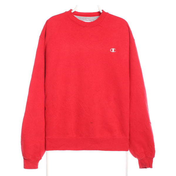 Champion 90's Crewneck Essential Sweatshirt Large Red