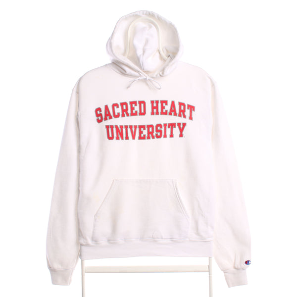 Champion 90's Sacred Heart University Hoodie Small White