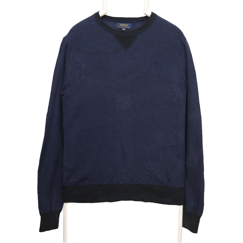 Polo Ralph Lauren 90's Crewneck Knitted Sweatshirt XLarge Navy Blue