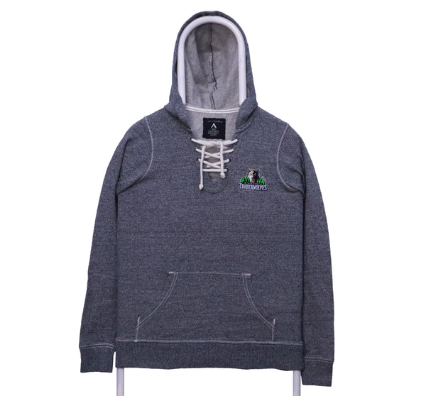 Antigua 90's Timberwolves Hoodie Small Grey