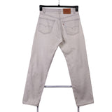 Levi's 90's 505 Denim Slim Fit Jeans / Pants 33 White