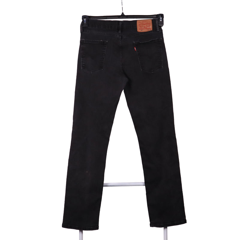 Levi's 90's 514 Slim Straight Leg Denim Jeans / Pants 32 Black