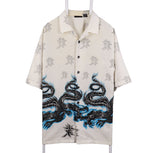 Odo 90's Dragon Short Sleeve Shirt XLarge Black