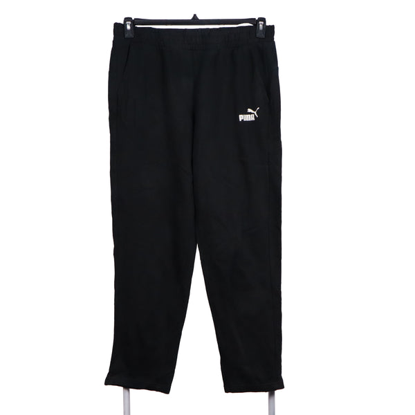 Puma 90's Elasticated Waistband Drawstrings Joggers / Sweatpants XLarge Black