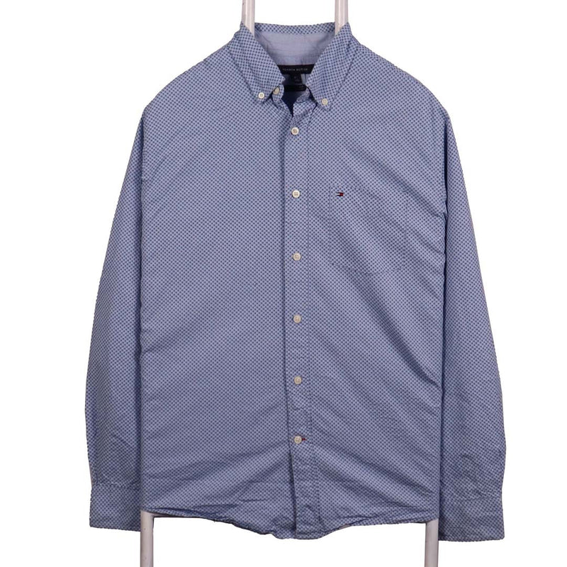 Tommy Hilfiger 90's Long Sleeve Shirt Medium Blue