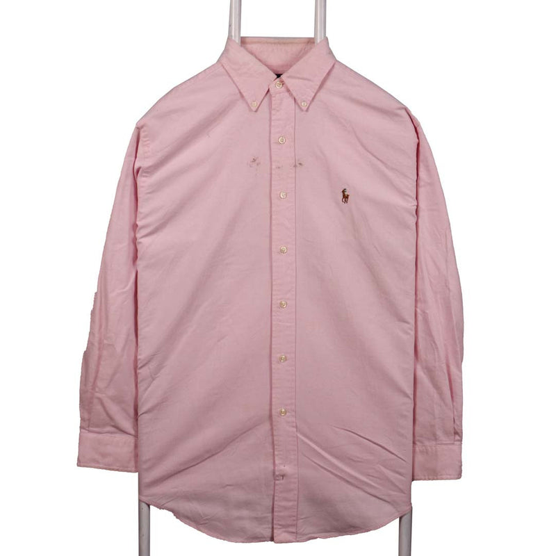 Polo Ralph Lauren 90's Long Sleeve Button Up Shirt Medium Pink