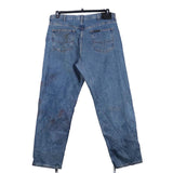 Harley Davidson 90's Baggy Denim Straight Leg Jeans / Pants 38 Blue