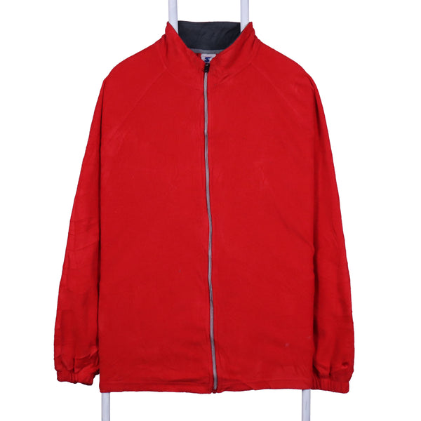 Starter 90's Full Zip Up Fleece Jumper XLarge Red