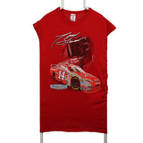 Jerzees 90's Nascar Racing Vest Sleeveless Back Print Vests XXLarge (2XL) Red