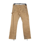 Dickies 90's Carpenter Workwear Detachable Hood Straight Leg Trousers / Pants 32 x 32 Brown