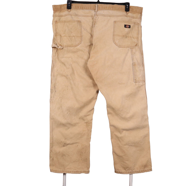 Dickies 90's Denim Carpenter Workwear Cargo Baggy Trousers / Pants XXXXLarge (4XL) Brown