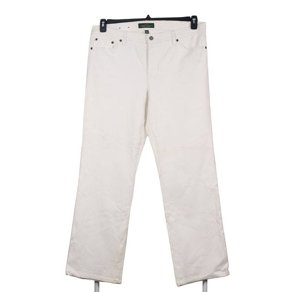 Lauren Jeans Co. 90's Baggy Straight Leg Jeans / Pants 32 White