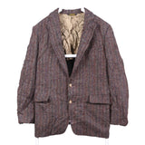 Harris Tweed 90's Tweed Wool Jacket Button Up Blazer XLarge (missing sizing label) Brown
