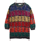Tom Boy Clothing & co 90's Knitted Crewneck Jumper / Sweater XLarge Green