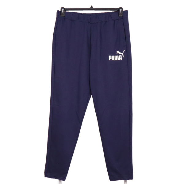 Puma 90's Elasticated Waistband Drawstrings Joggers / Sweatpants XLarge Navy Blue