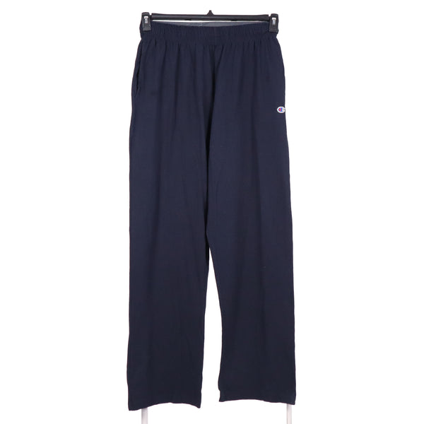 Champion 90's Elasticated Waistband Drawstrings Joggers / Sweatpants Large Navy Blue