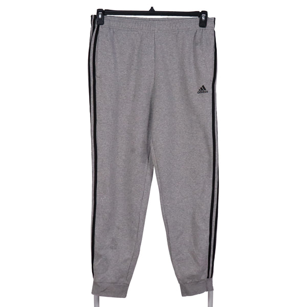 Adidas 90's Elasticated Waistband Drawstrings Joggers / Sweatpants Large Grey