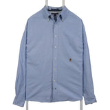 Tommy Hilfiger 90's Original Oxford Long Sleeve Button Up Shirt XLarge Blue