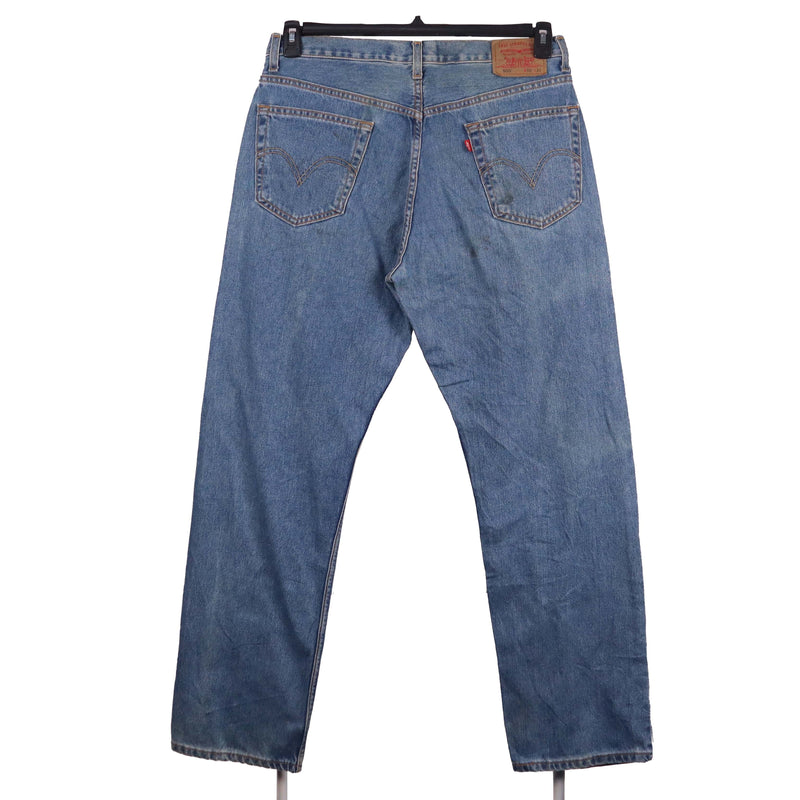 Levi's 00's Y2K 505 Denim Relaxed Fit Baggy Jeans / Pants 36 x 32 Blue