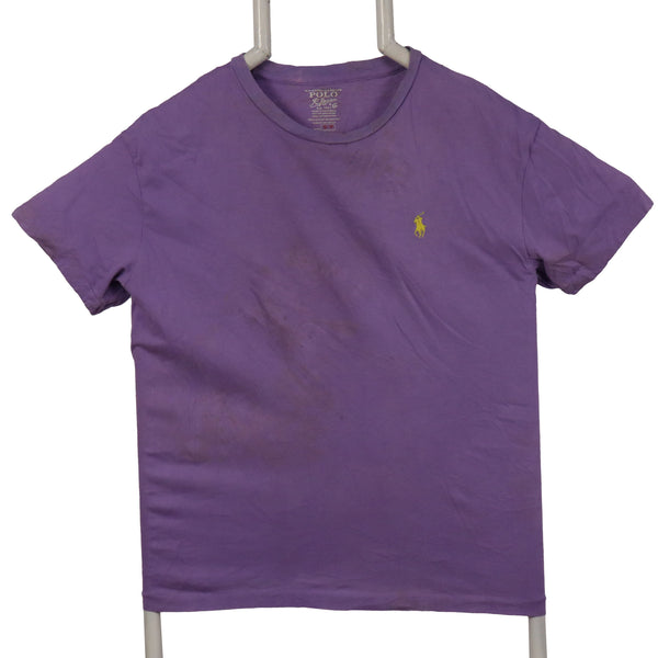 Polo Ralph Lauren 90's Short Sleeve Crewneck T Shirt Small Purple