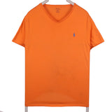 Polo Ralph Lauren 90's Short Sleeve Crewneck T Shirt Medium Orange