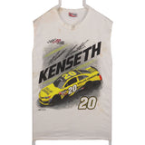 Chase Authentics 90's Nascar Sleeveless Vests Large White