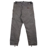 Dickies 90's Bootcut Carpenter Workwear Denim Jeans / Pants 38 Grey