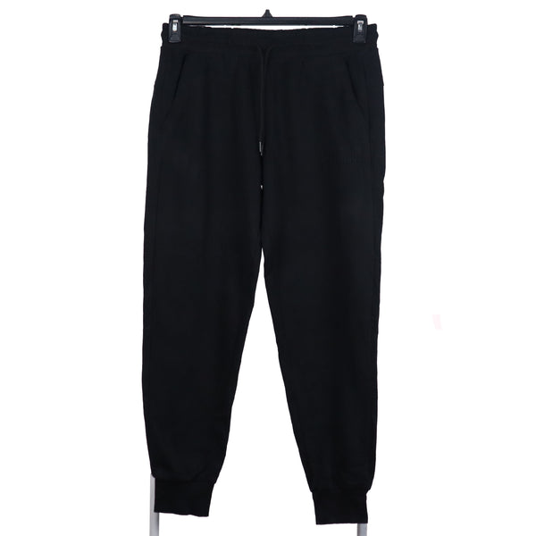 Puma 90's Elasticated Waistband Drawstrings Joggers / Sweatpants Large Black