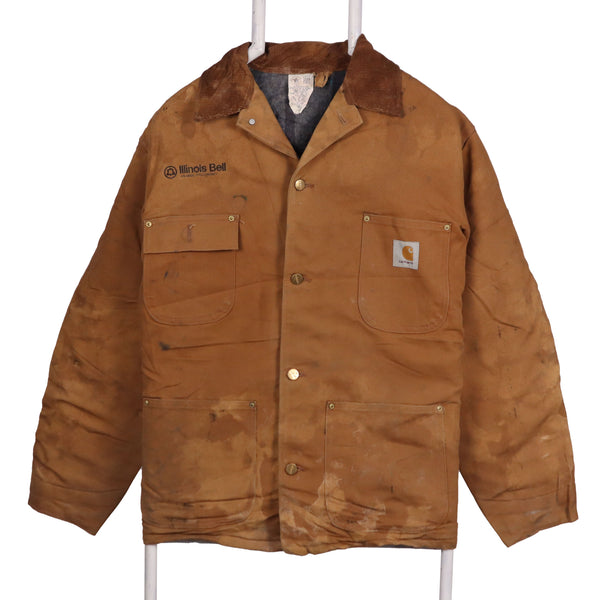 Carhartt 90's Heavyweight Button Up Workwear Jacket Large Brown