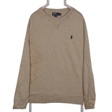 Polo Ralph Lauren 90's Crewneck Jumper Sweatshirt XLarge Beige Cream