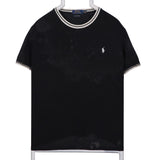 Polo Ralph Lauren 90's Crewneck small logo Short Sleeve T Shirt XLarge Black