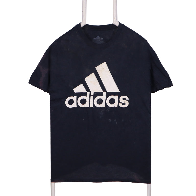Adidas 90's Spellout Logo Short Sleeve T Shirt Medium Blue