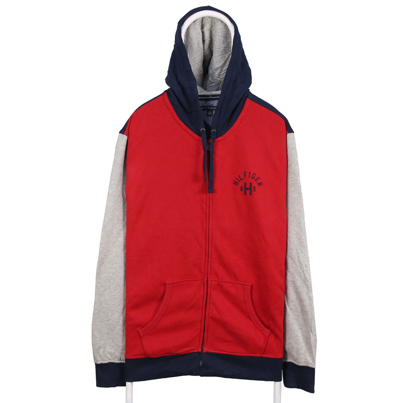 Tommy Hilfiger 90's small logo Full Zip Up Hoodie XLarge Navy Blue
