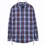 Tommy Hilfiger 90's Check Button Up Shirt XLarge Blue