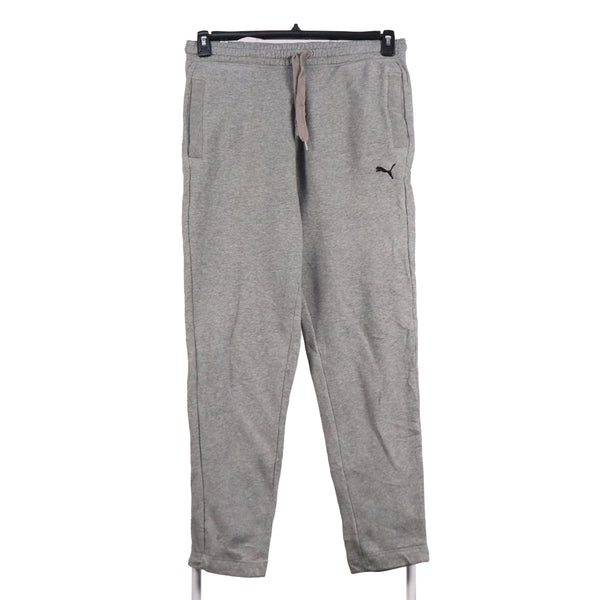 Puma 90's Elasticated Waistband Drawstrings Joggers / Sweatpants Medium Grey