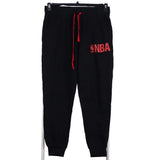 NBA 90's NBA Elasticated Waistband Drawstrings Joggers / Sweatpants Large Black