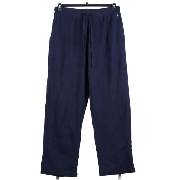 Polo Ralph Lauren 90's Jogging Bottoms Straight Leg Single Stitch Trousers / Pants XLarge Navy Blue