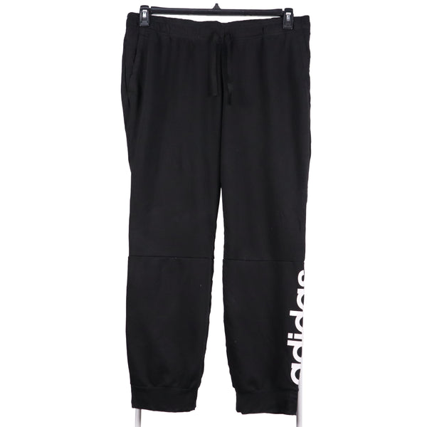 Adidas 90's Elasticated Waistband Drawstrings Joggers / Sweatpants XXLarge (2XL) Black