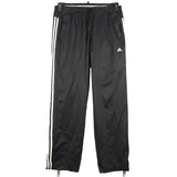 Adidas 90's Nylon Sportswear Elasticated Waistband Drawstrings Joggers / Sweatpants Large Black