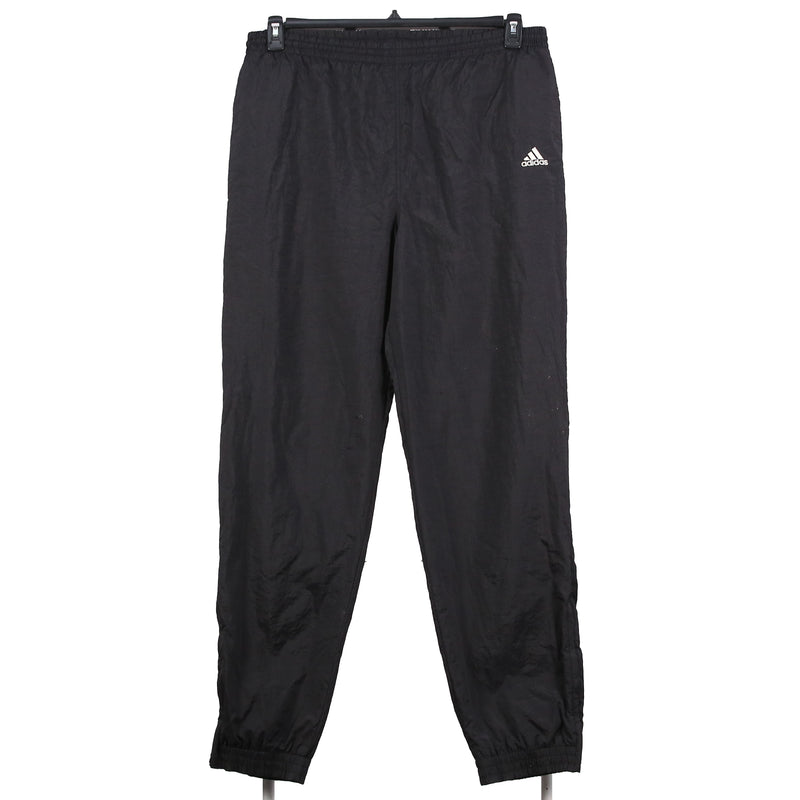 Adidas 90's small logo Baggy Nylon Sportswear Trousers / Pants Large Black