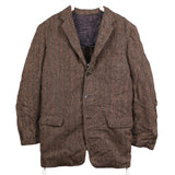 Harris Tweed 90's Tweed Wool Jacket Blazer XLarge Brown