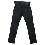 Levi's 90's Slim Fit Spellout Logo Denim Jeans / Pants 28 x 30 Navy Blue