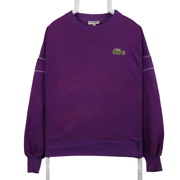 Lacoste Heavyweight Crewneck Sweatshirt XLarge Purple