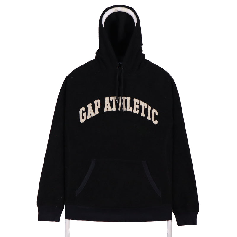 Gap 90's Spellout Logo Hooded Fleece Small Black