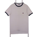 Levi's 90's Spellout Logo Short Sleeve Crewneck T Shirt Small White