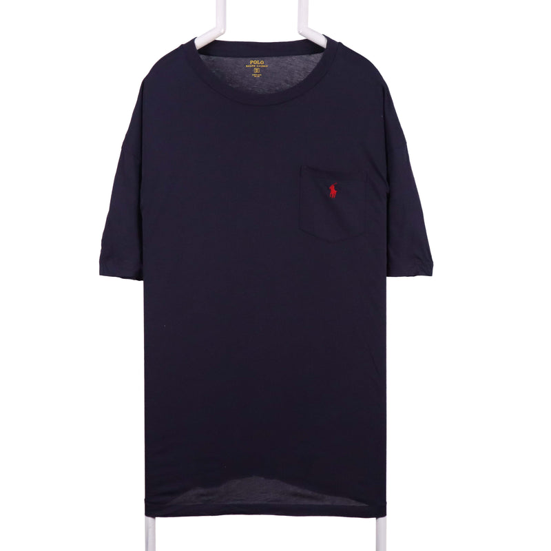 Polo Ralph Lauren 90's Short Sleeve Crewneck T Shirt XXLarge (2XL) Navy Blue