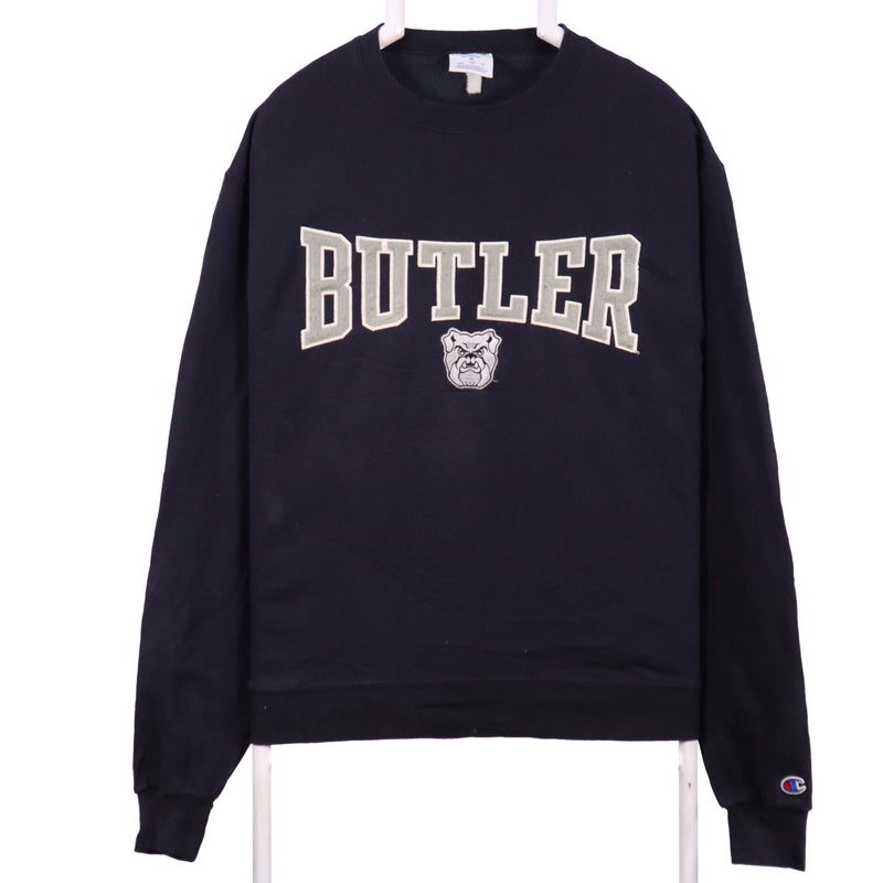 Champion 90's Butler College Crewneck Sweatshirt Medium Navy Blue